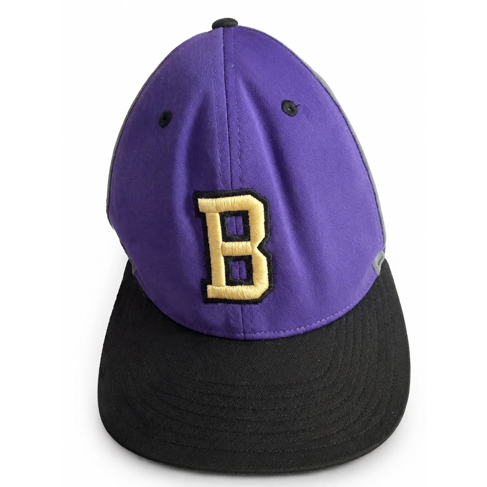 Boombah Baseball Cap Purple Gray Black Embroidered Hat Size S-M B-001